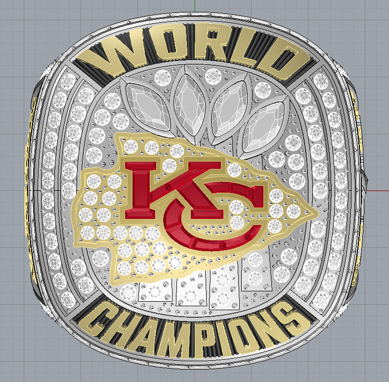 Kansas City Chiefs Super Bowl Ring (2024) Rings For Champs