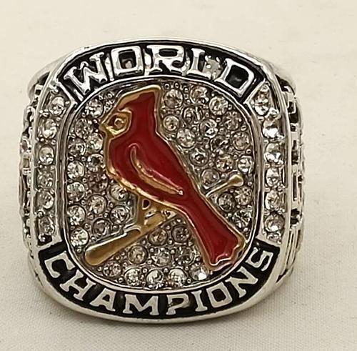 Customized St. Louis Cardinals MLB Championship Rings Set Wooden Displ