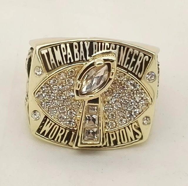 2002 Tampa Bay Buccaneers Jackson Super Bowl 18k Gold Plated Championship  Ring