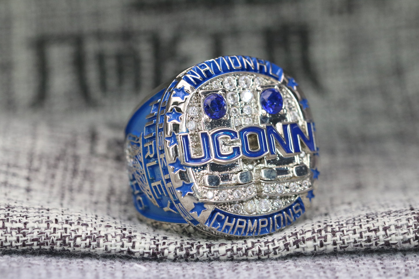 UCONN Huskies College Basketball Championship Ring (2024) - Premium Series