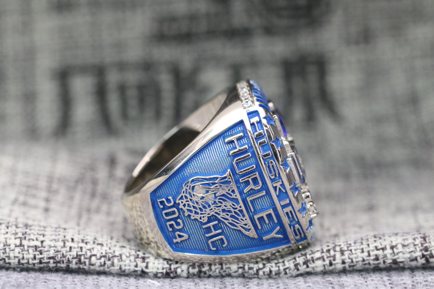 UCONN Huskies College Basketball Championship Ring (2024) - Premium Series