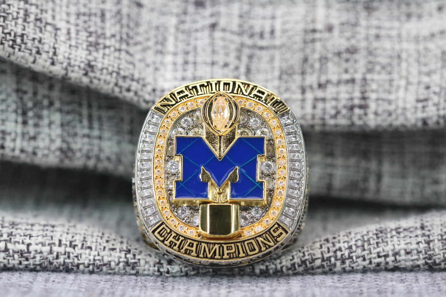 Michigan Wolverines College Football National Championship Ring (2024) - Premium Series