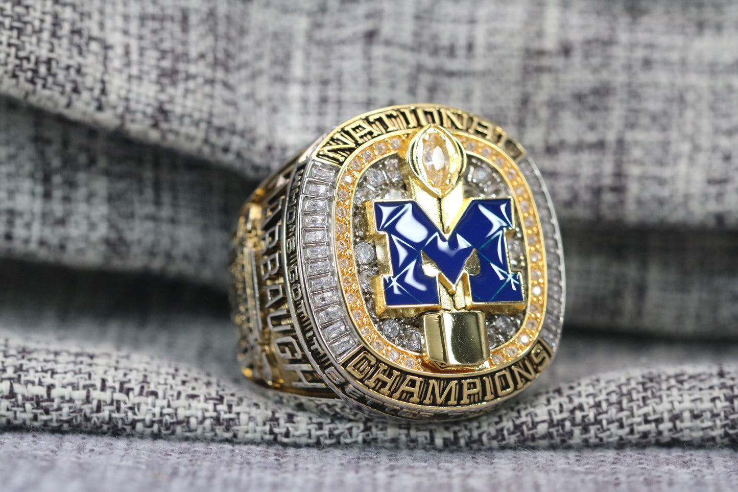 Michigan Wolverines College Football National Championship Ring (2024) - Premium Series