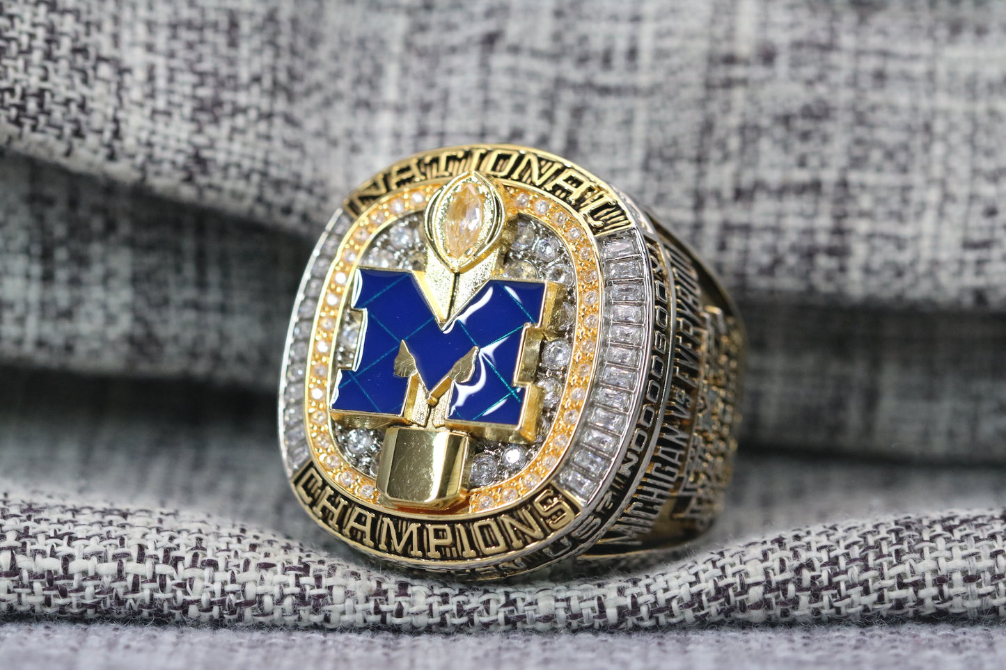 Michigan Wolverines College Football National Championship Ring (2024) - Premium Series