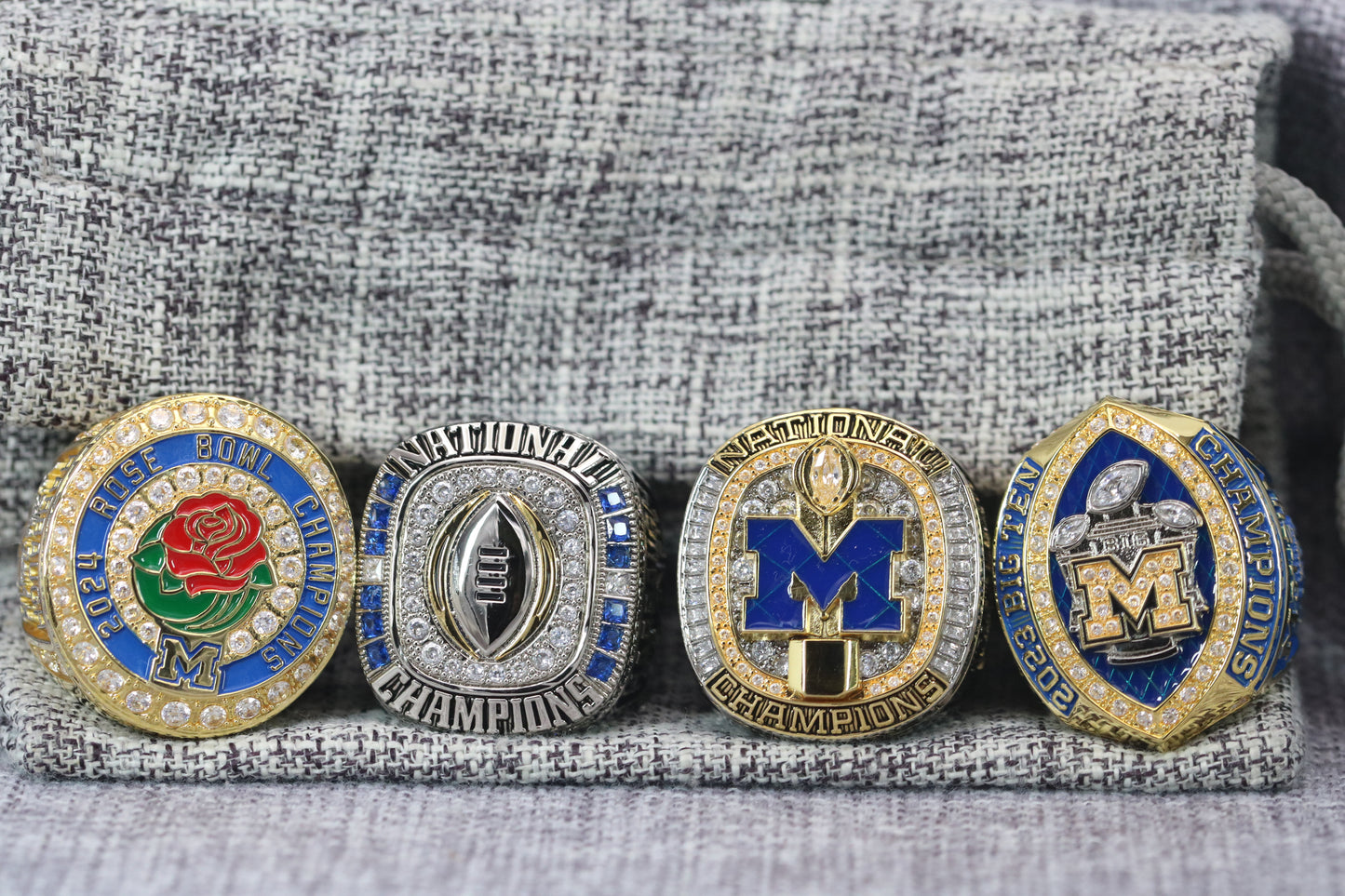 Michigan Wolverines Championship Ring Set (2024) - Premium Series