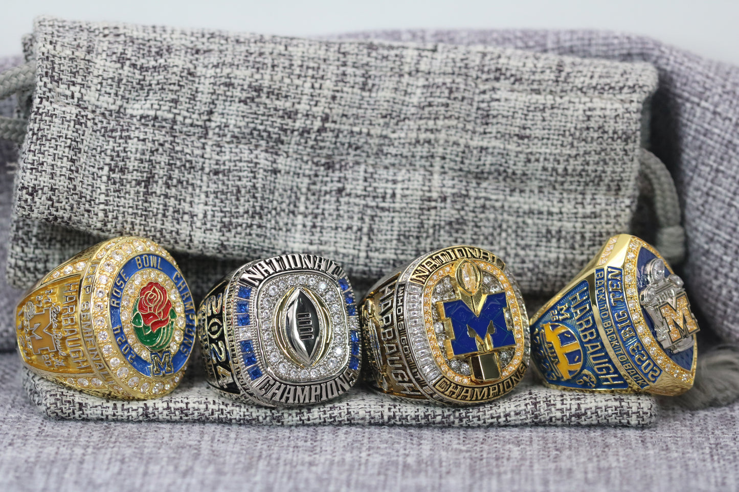 Michigan Wolverines Championship Ring Set (2024) - Premium Series