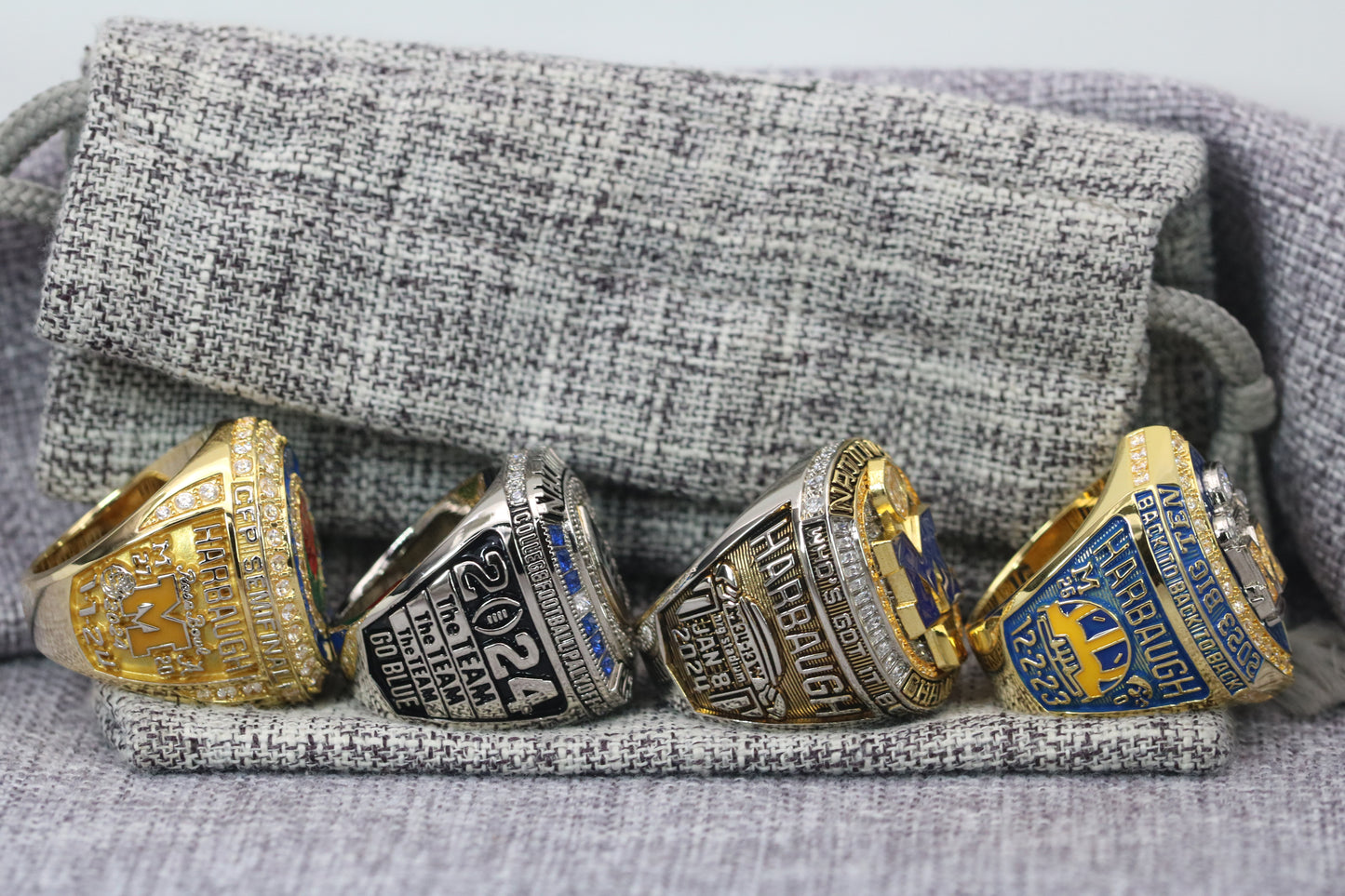 Michigan Wolverines Championship Ring Set (2024) - Premium Series