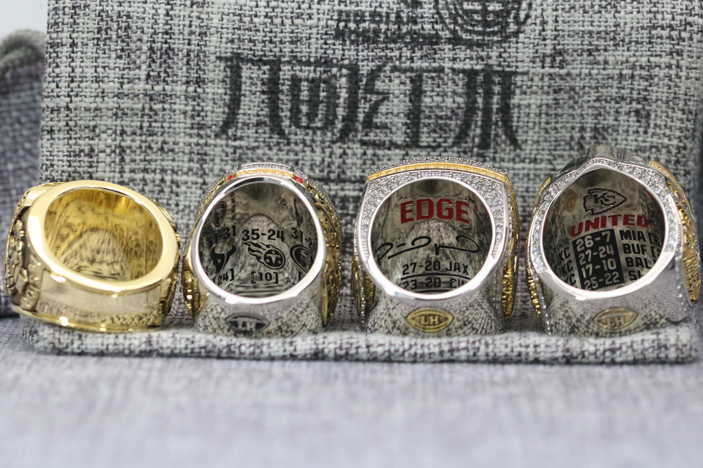 Super Bowl Ring Set (1969, 2020, 2023, 2024) - Premium Series