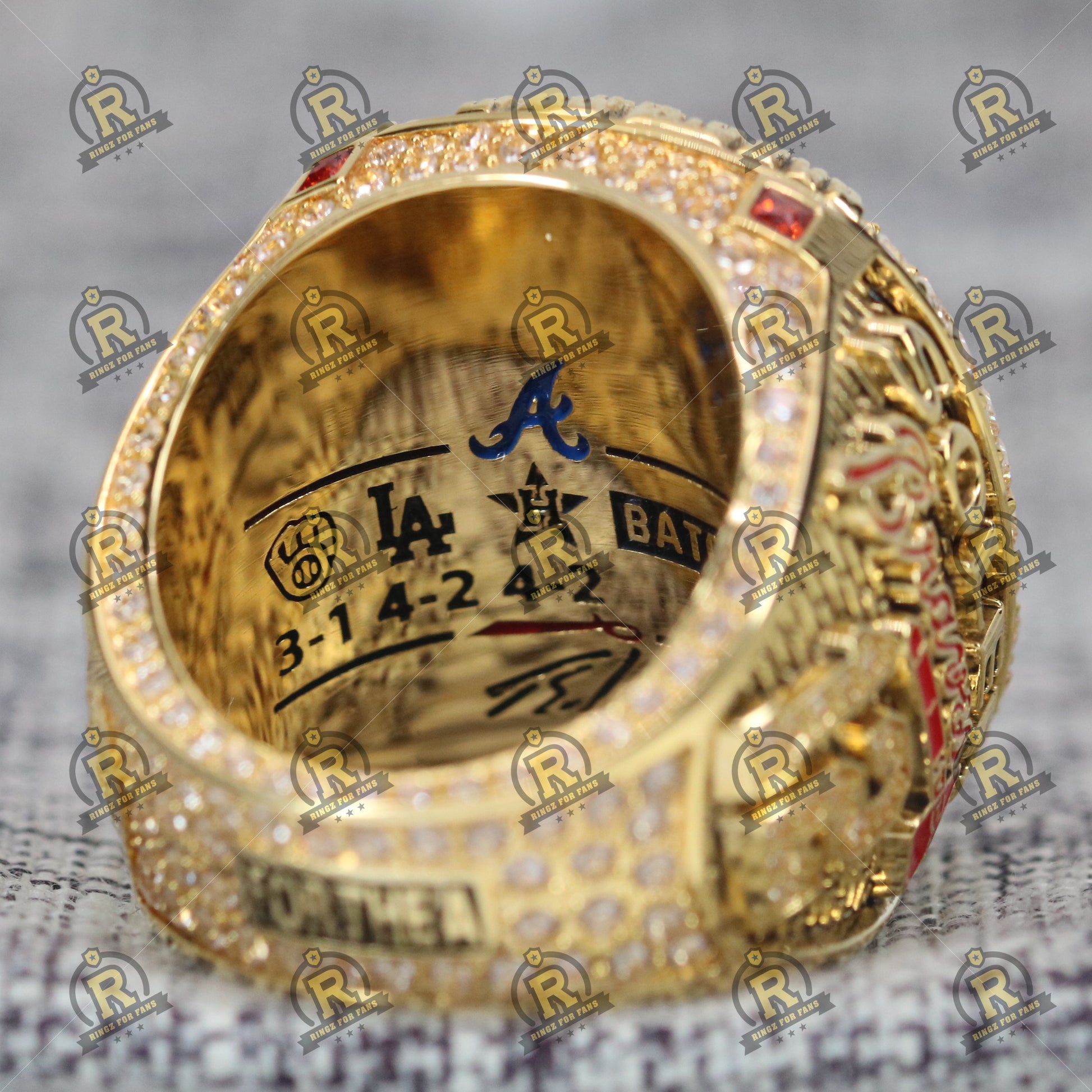 2021 Atlanta Braves World Series Championship Replica Ring - Ultra Pre –  OnlyRings