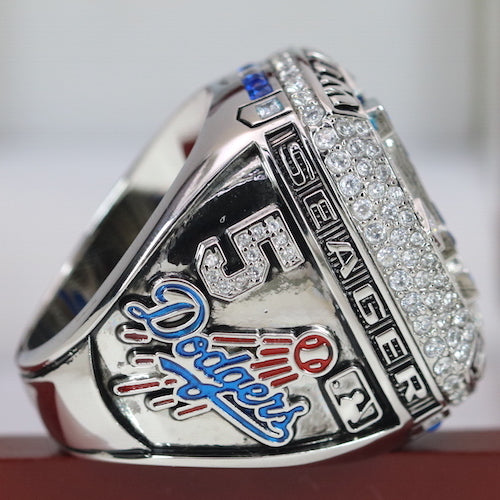 5 Los Angeles Dodgers MLB World Series championship rings set - MVP Ring