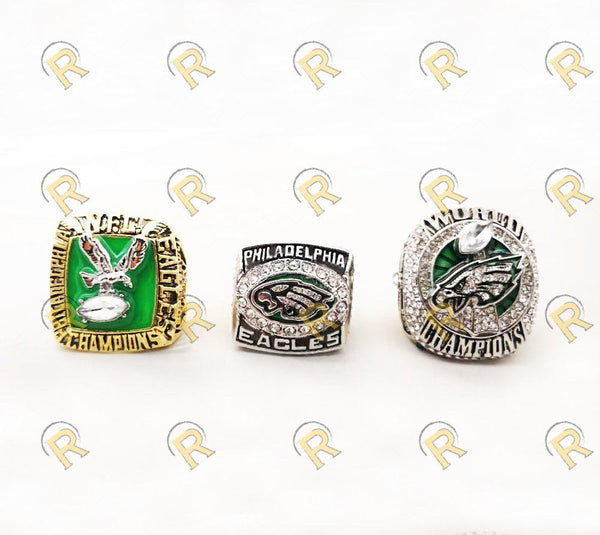 Philadelphia Eagles Super Bowl 6 Ring Set (1948, 1949, 1960, 1980