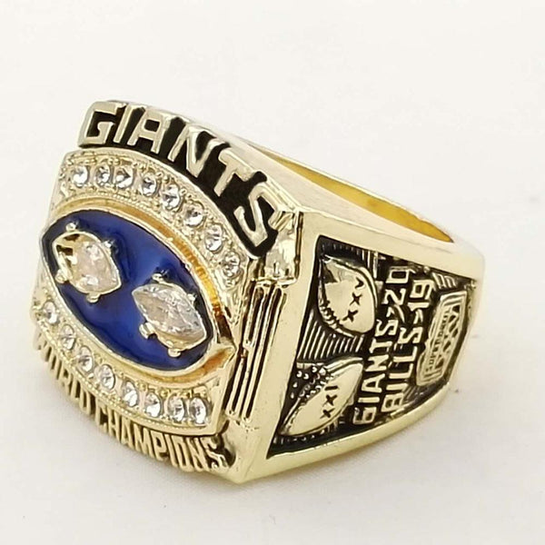 1990 New York Giants Super Bowl XXV World Championship Ring, Replica New  York Giants Ring