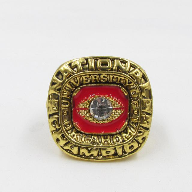 Oklahoma Sooners College Football National Championship Ring (1975 ...