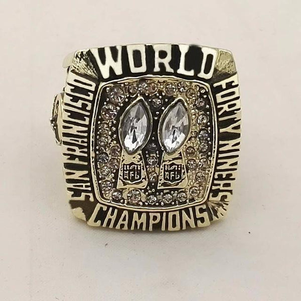 1984 San Francisco 49ers Super Bowl XIX World Championship Ring, Replica  San Francisco 49ers Ring