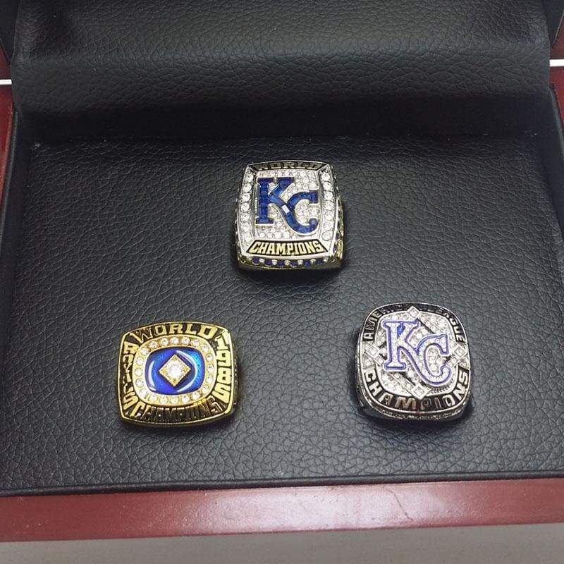 Kansas City Royals World Series Ring Set (2014, 2015) - Premium