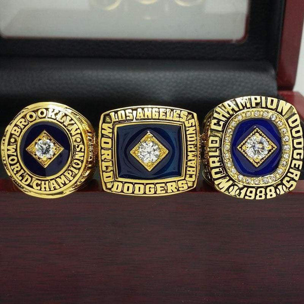 5 Los Angeles Dodgers MLB World Series Championship Rings Set - No - 11