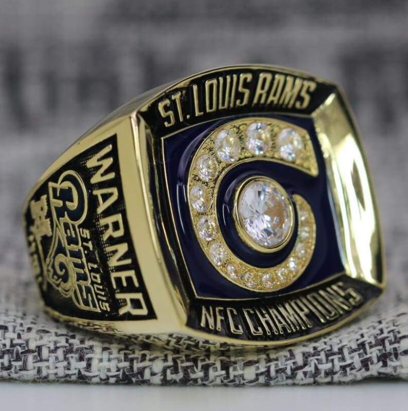 Los Angeles Rams NFC Football Championship Ring (2001) - Premium