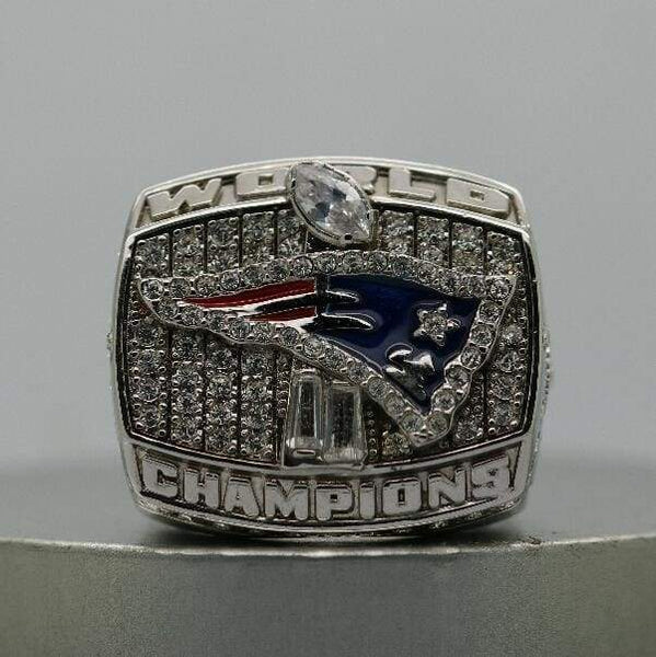 New England Patriots Super Bowl 6 Ring Set (2002, 2004, 2005, 2015