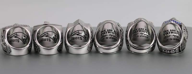 All 6 patriots on sale rings