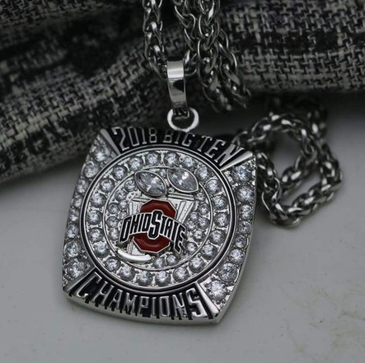 Ohio State Buckeyes Big 10 Rose Bowl Championship Pendant (2018) - Premium Series - Rings For Champs, NFL rings, MLB rings, NBA rings, NHL rings, NCAA rings, Super bowl ring, Superbowl ring, Super bowl rings, Superbowl rings, Dallas Cowboys