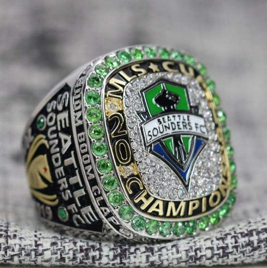 Seattle Sounders MLS Championship Fan Ring (2019) - Premium Series - Rings For Champs, NFL rings, MLB rings, NBA rings, NHL rings, NCAA rings, Super bowl ring, Superbowl ring, Super bowl rings, Superbowl rings, Dallas Cowboys