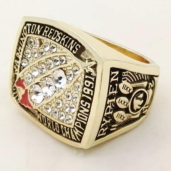 NFL 1991 WASHINGTON REDSKINS SUPER BOWL XXVI WORLD CHAMPIONSHIP RING R –  LoveChampionRing